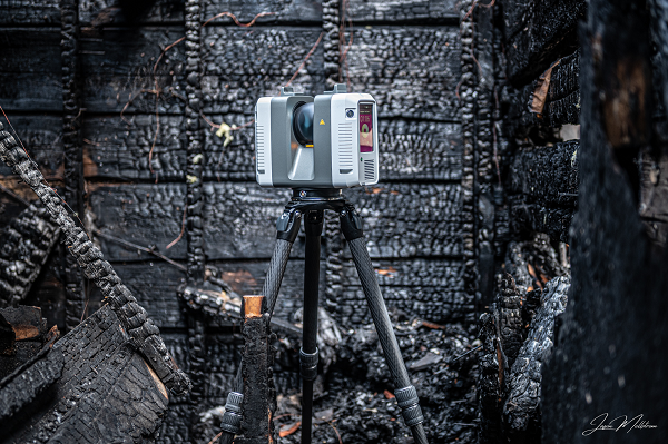 Leica RTC360 in fire investigation